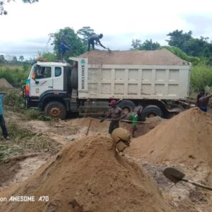 Sable Sanaga-Par Camion